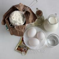 Palačinke od kvasca s mlijekom - kako ispeći ukusne palačinke s kvascem