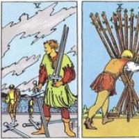 Dhjetë Shpata: Kuptimi i kartës Tarot