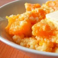 Porridge - traditional Russian food Guryev porridge with apricots